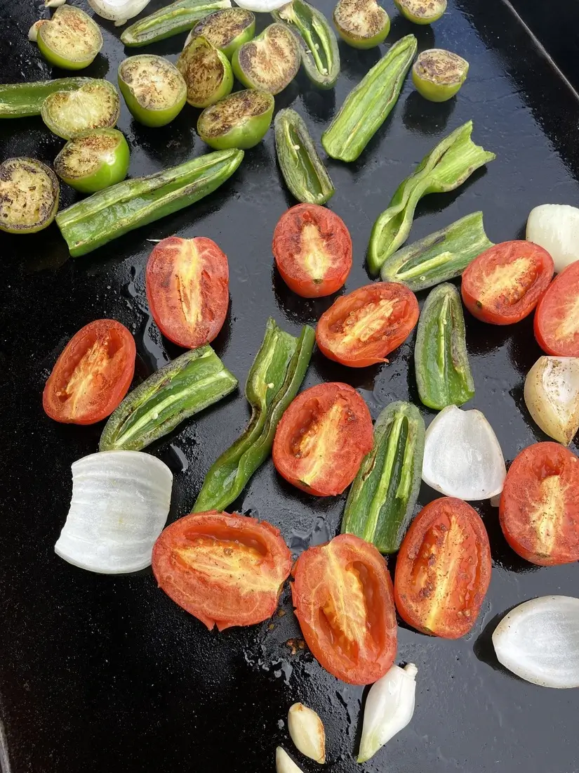 an image of grilled vegetables